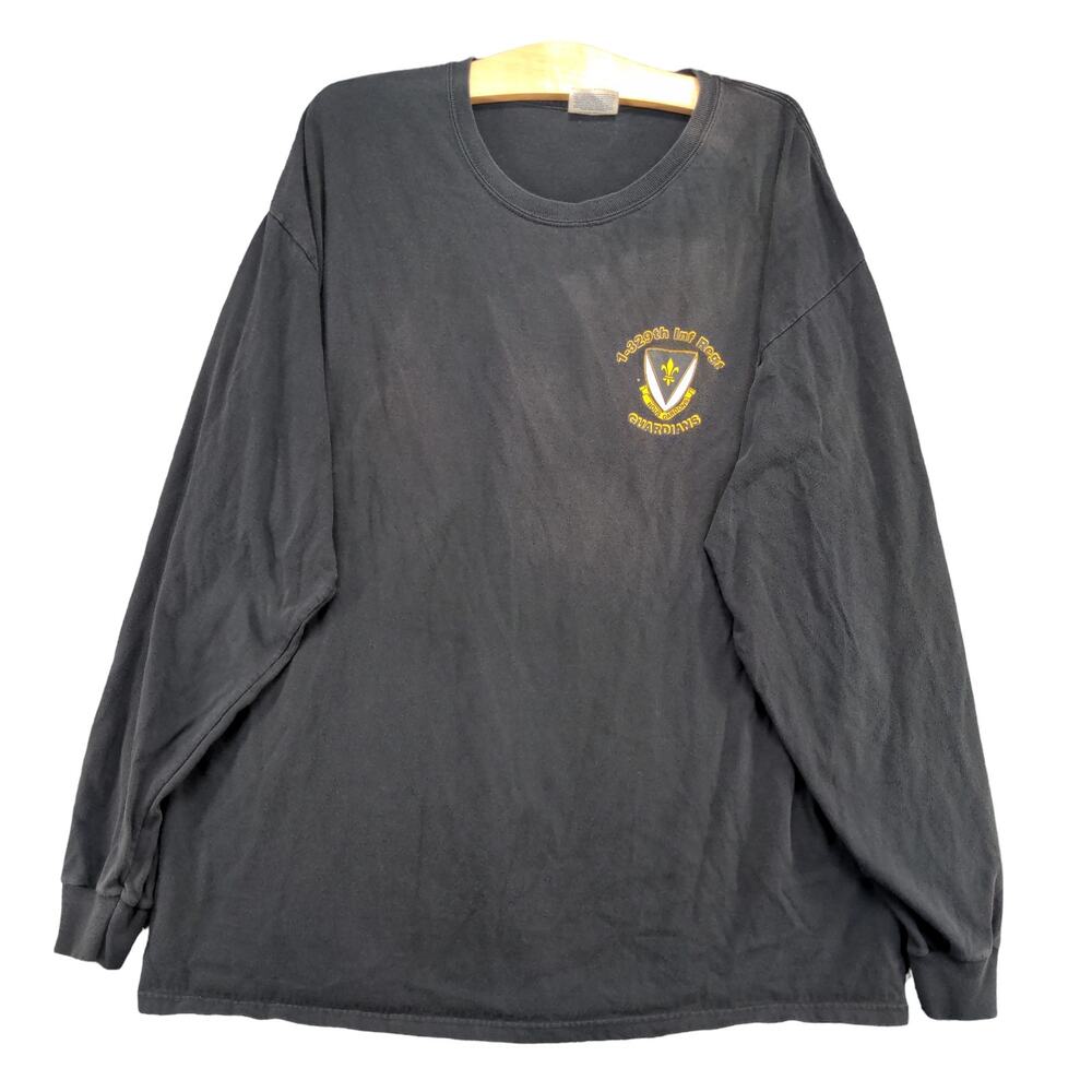 US Army 1-329th Infantry Regiment Guardians Men's T Shirt Size XL Black